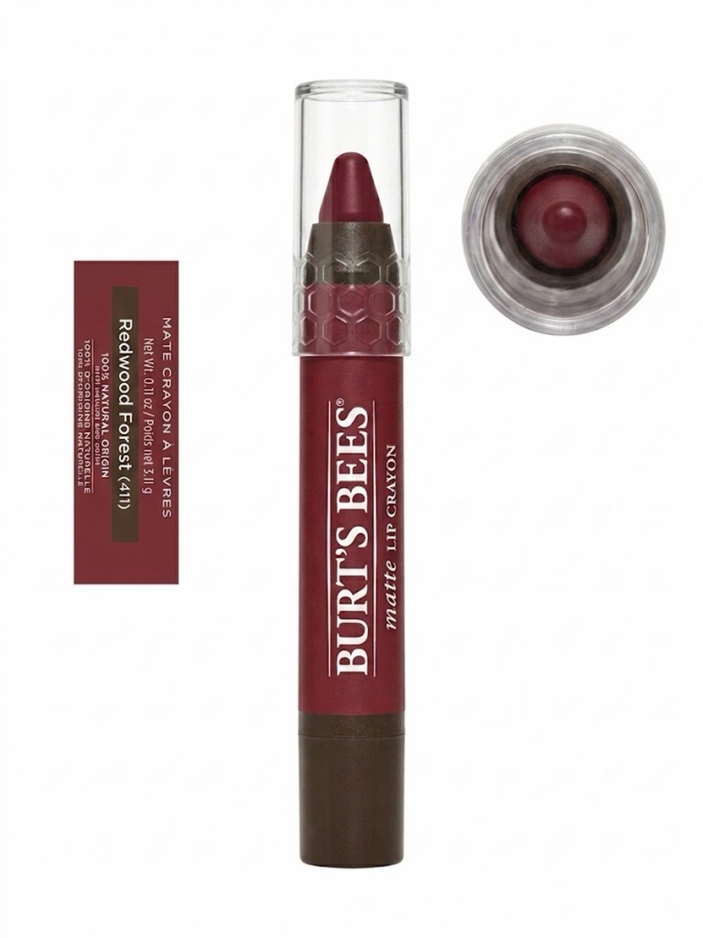 Burt's Bees Matte Lip Crayon in Redwood Forest 1ct